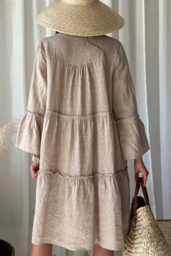 Addie pellavamekko, cashmere
