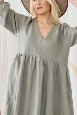 Almira pellavamekko, camo vihreä