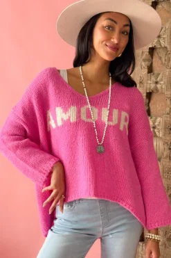 Amour neule, pink