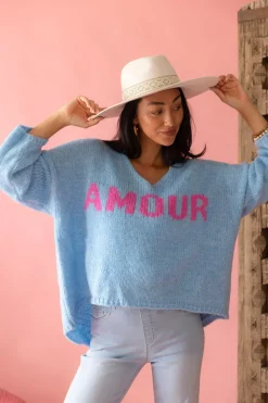 Amour neule, sky blue