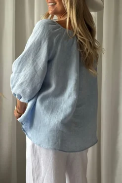 Analise pellavapaita, oxford blue