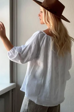 Analise pellavapaita, valkoinen
