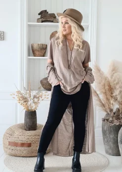 Bamboo button joggers, musta