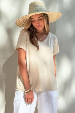 Bamboo daily t-paita, beige