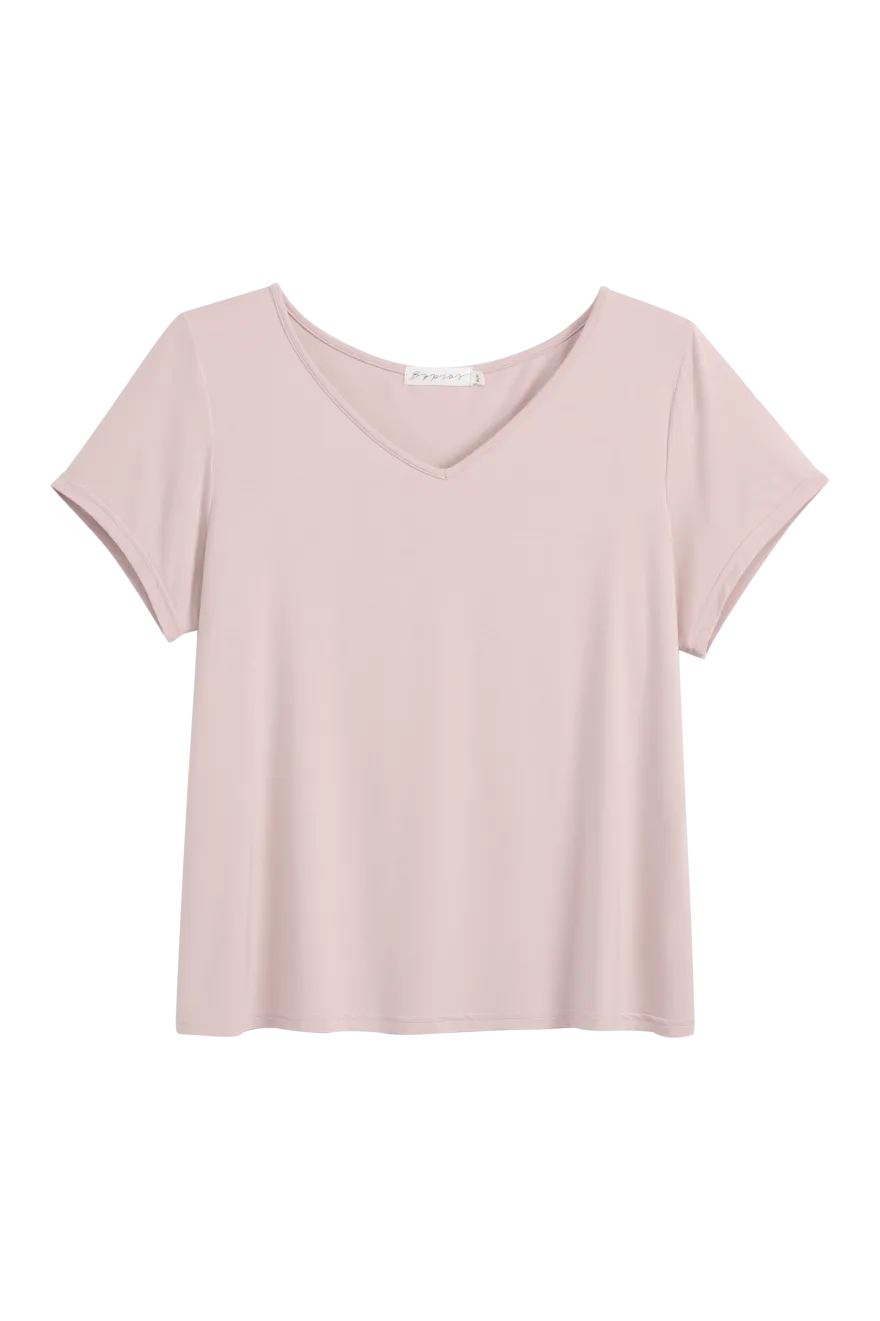 Bamboo daily t-paita, roosa