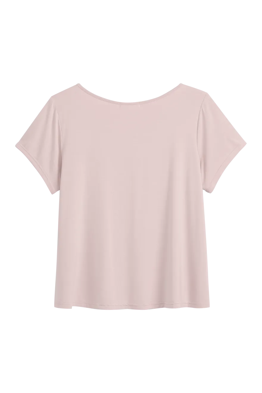 Bamboo daily t-paita, roosa