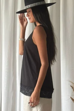 Bamboo Lace Daily toppi, musta