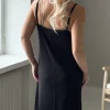 Bamboo Lace Joice slip mekko, musta
