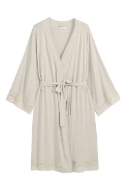 Bamboo Lace kimono, beige