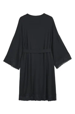 Bamboo Lace kimono, musta