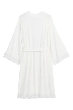 Bamboo Lace kimono, valkoinen
