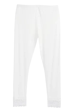 Bamboo Lace leggingsit, valkoinen