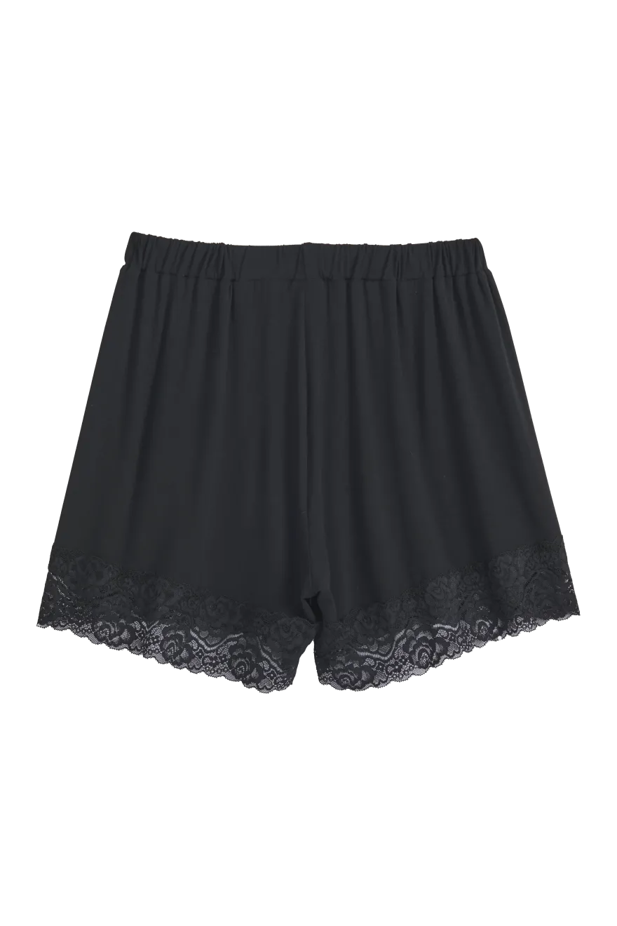 Bamboo Lace shortsit, musta