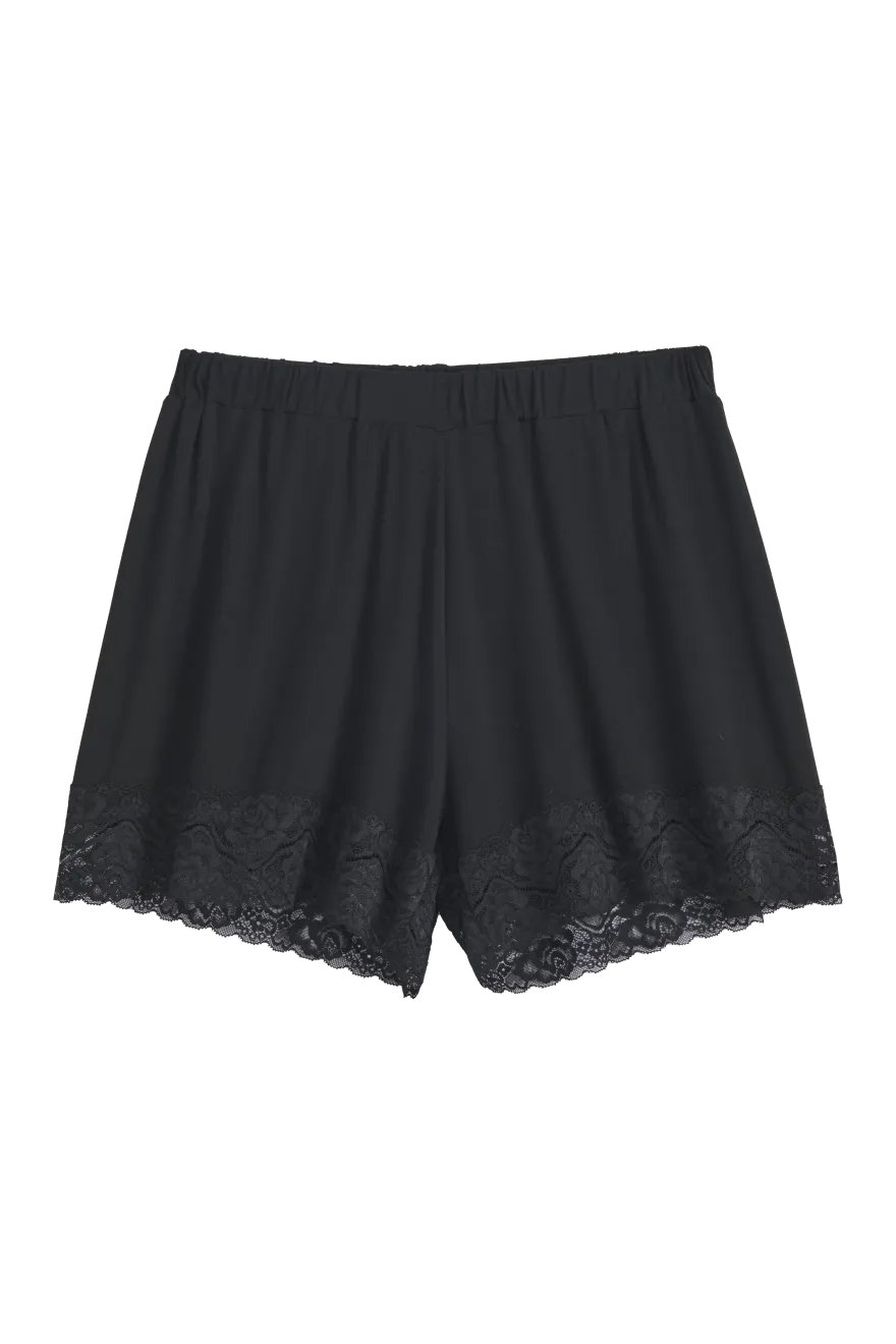 Bamboo Lace shortsit, musta