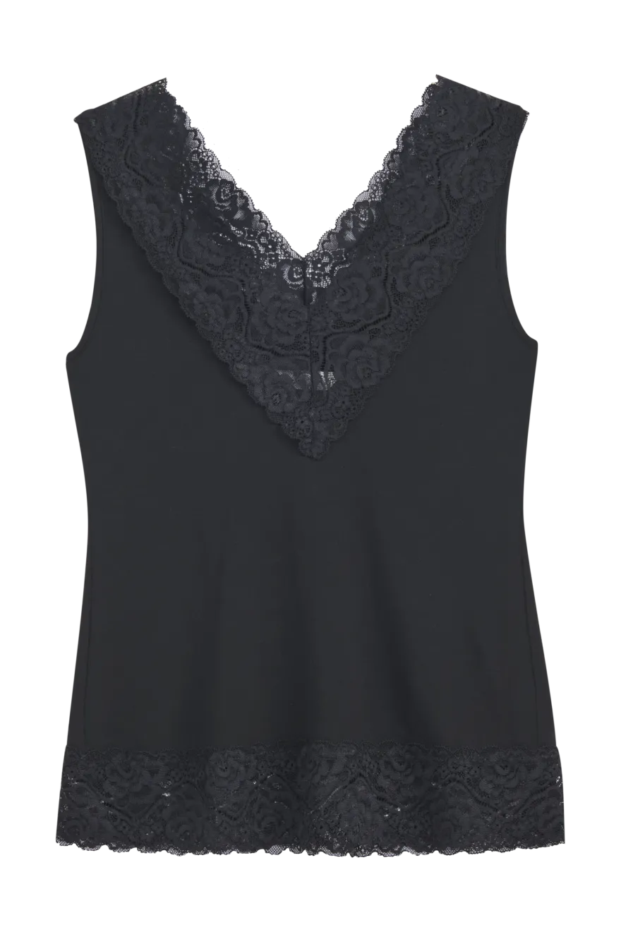 Bamboo Lace Valentine toppi, musta