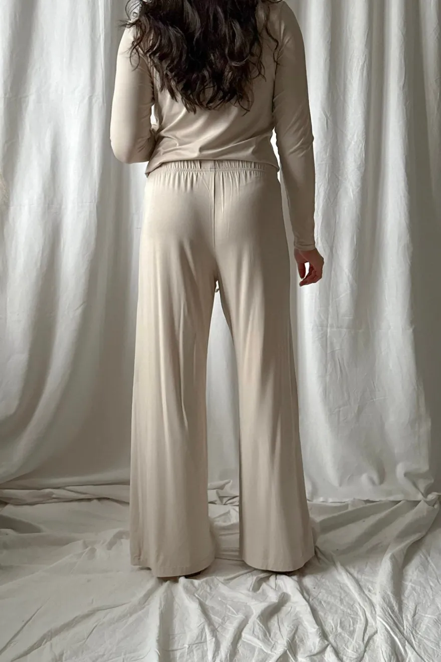 Bamboo Relax housut, beige