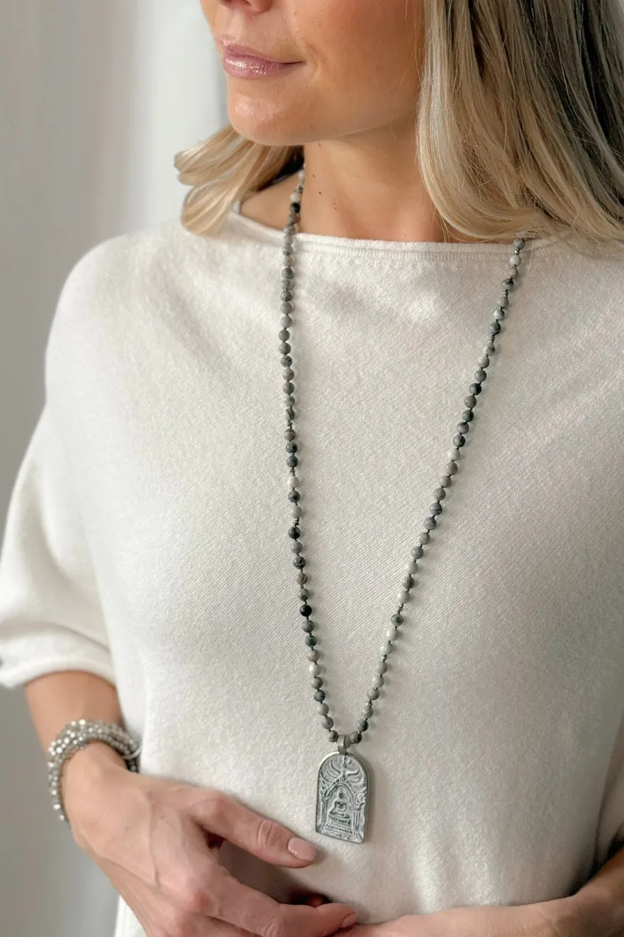 Be Mine poncho, chalk