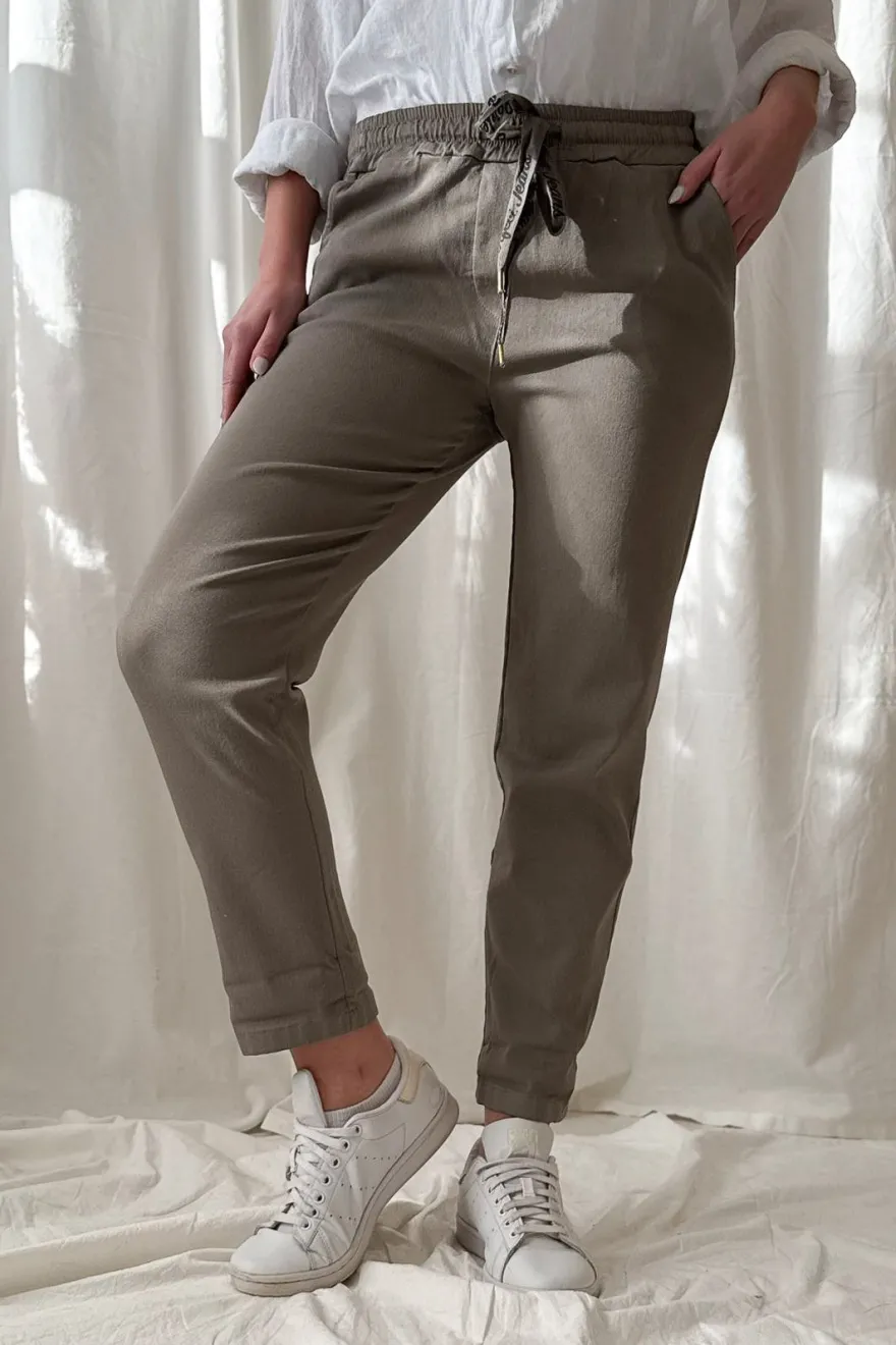 Bengaline joggerit, taupe