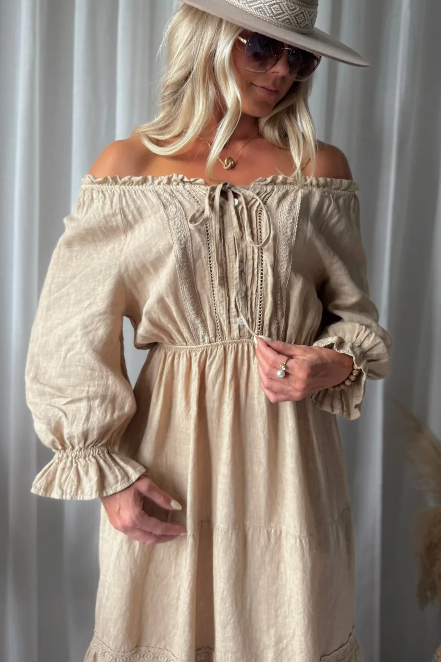 Beth Ellen pellavamekko, safari