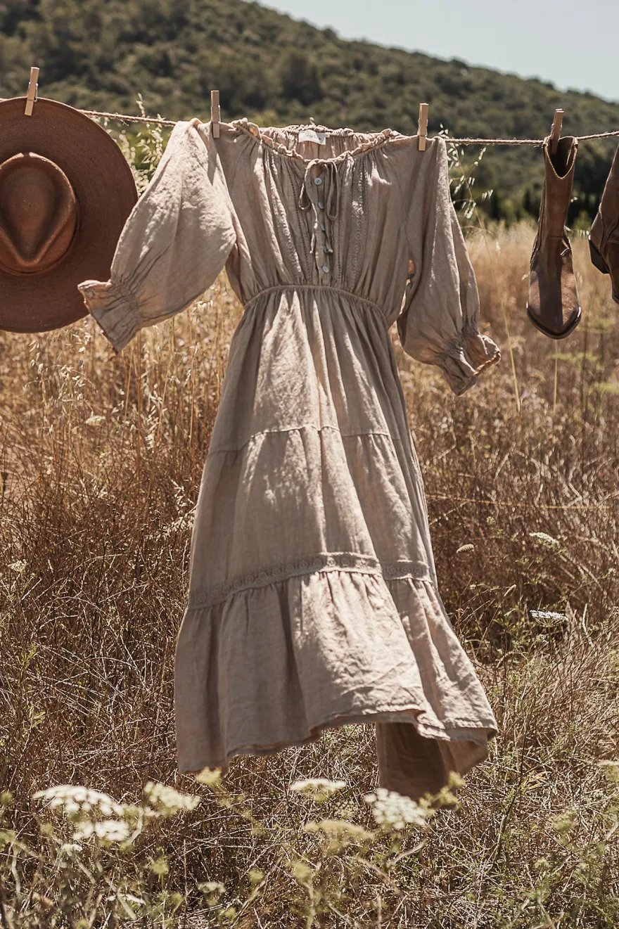 Beth Ellen pellavamekko, safari