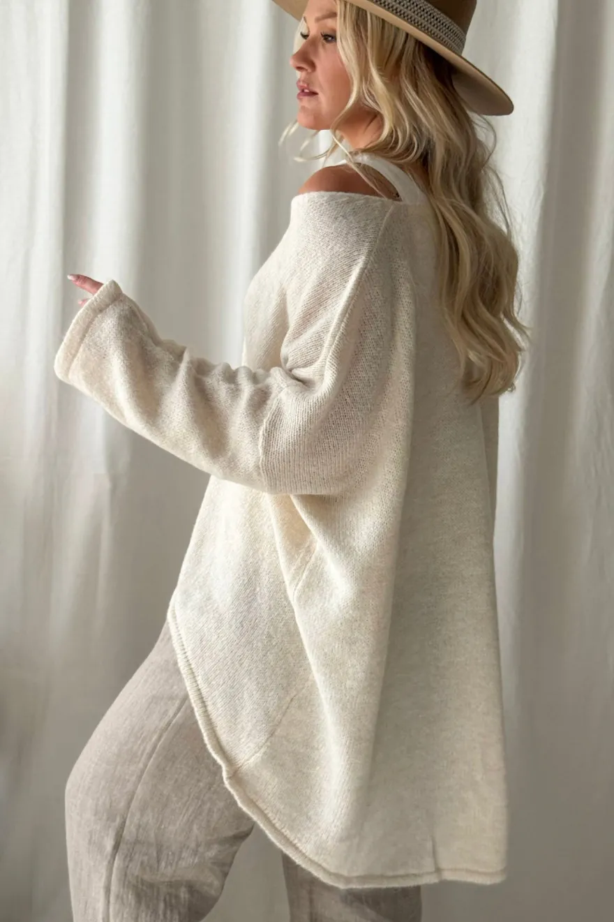 Blaire neule, luonnonvalkoinen
