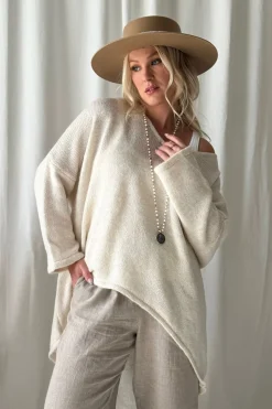 Blaire neule, luonnonvalkoinen