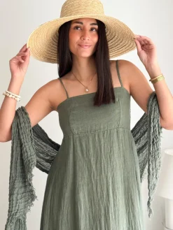 Boho mesh pellavahuivi, camo