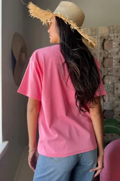 Bonjour t-paita candy pink