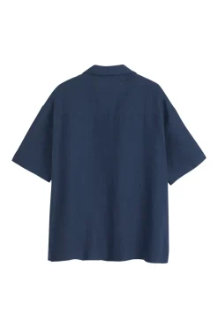 Boxy pellavapaita, navy