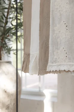 Brocante kaitaliina, antique white