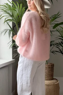 Bubble dream mohairneule, rose
