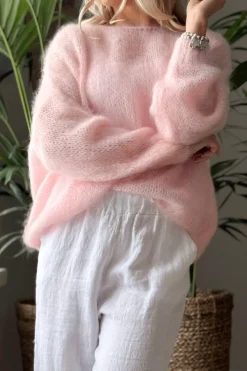 Bubble dream mohairneule, rose