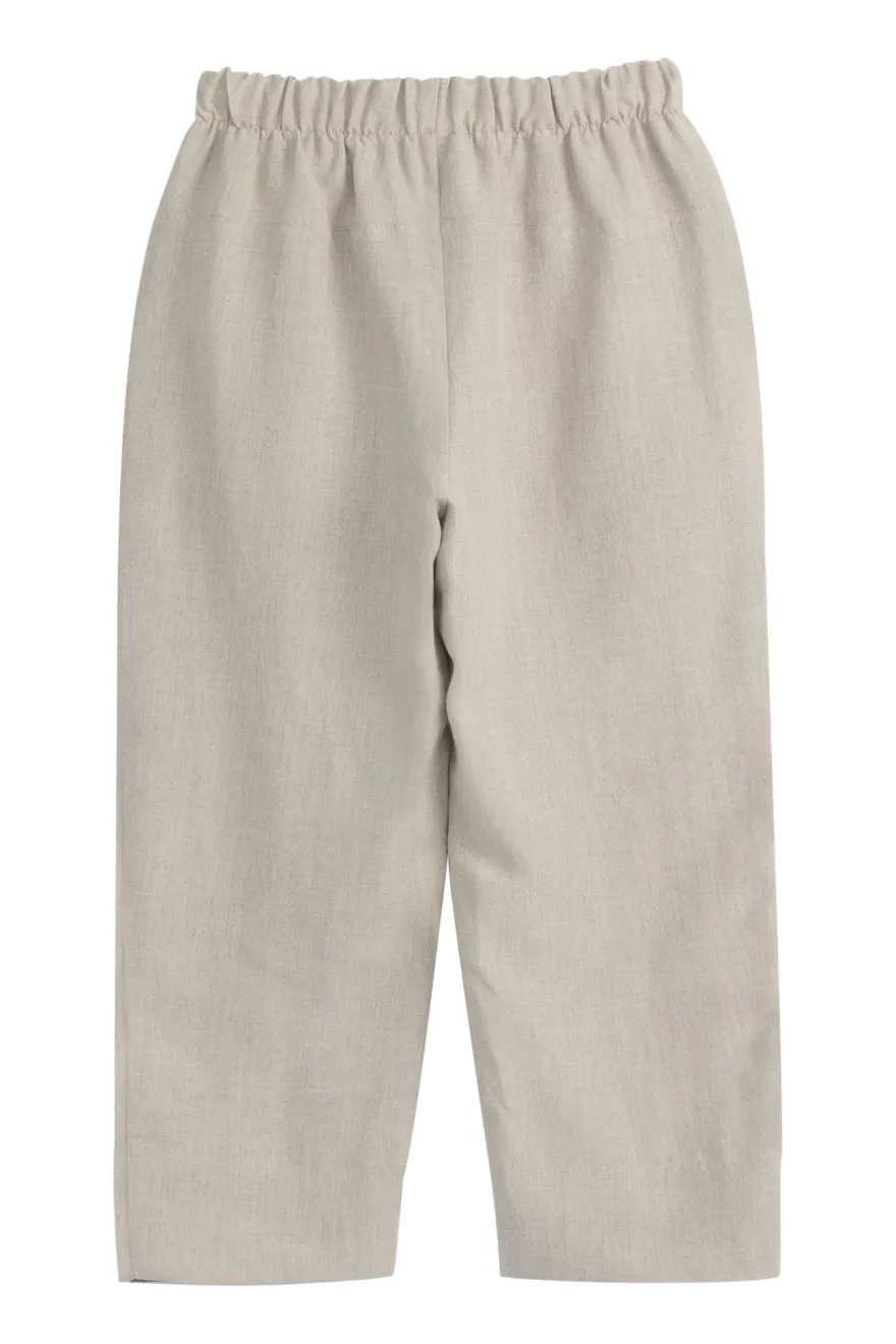 Bypias casual pellavajoggerit, natural