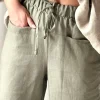 Bypias casual pellavajoggerit, camo