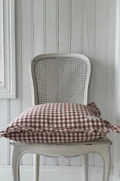 Bypias Ruffle pellavatyynyliina, pepperosa check