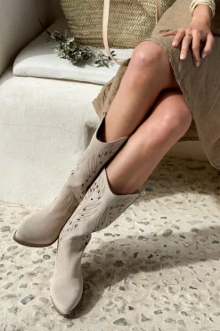 BYPIAS Signature saappaat, nude beige