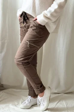 Cargo joggerit, taupe