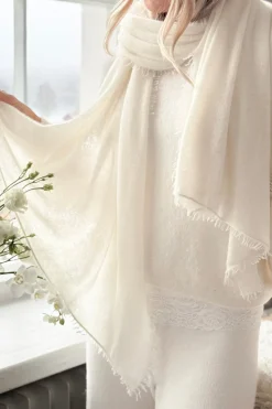 Cashmere love huivi, soft white