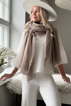Cashmere love huivi, taupe