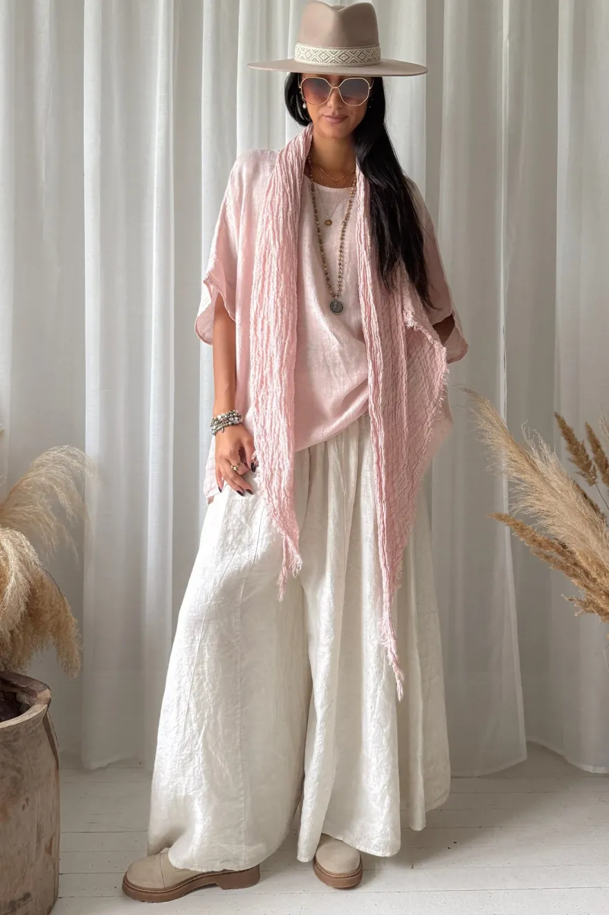 Catri pellavapaita, light pink