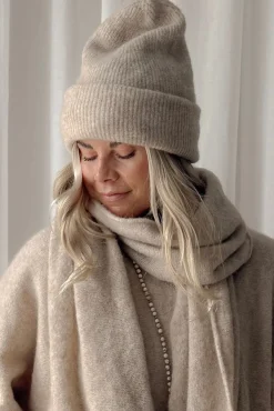 Chamonix alpakka beanie, beige
