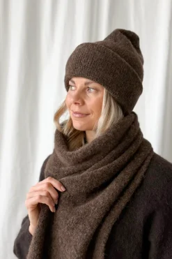 Chamonix alpakka beanie, coffee