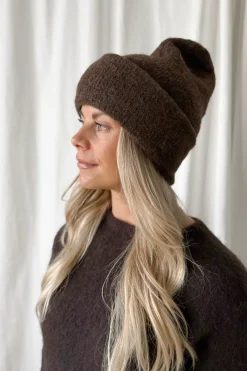 Chamonix alpakka beanie, coffee