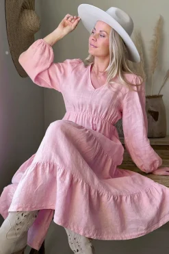 Charly pellavamekko, baby pink