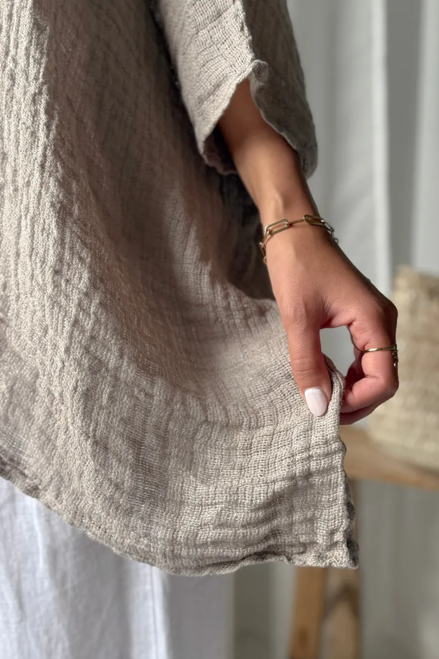 Corazon mesh pellavapaita, cashmere