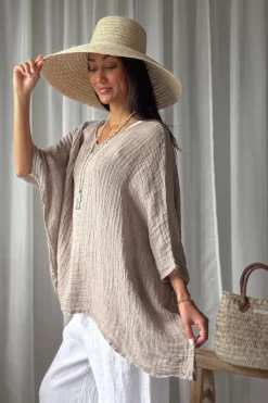 Corazon mesh pellavapaita, cashmere