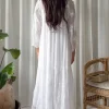 Daisy Dreams silkkiviskoosimekko, valkoinen