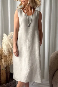 Diana pellavamekko, natural