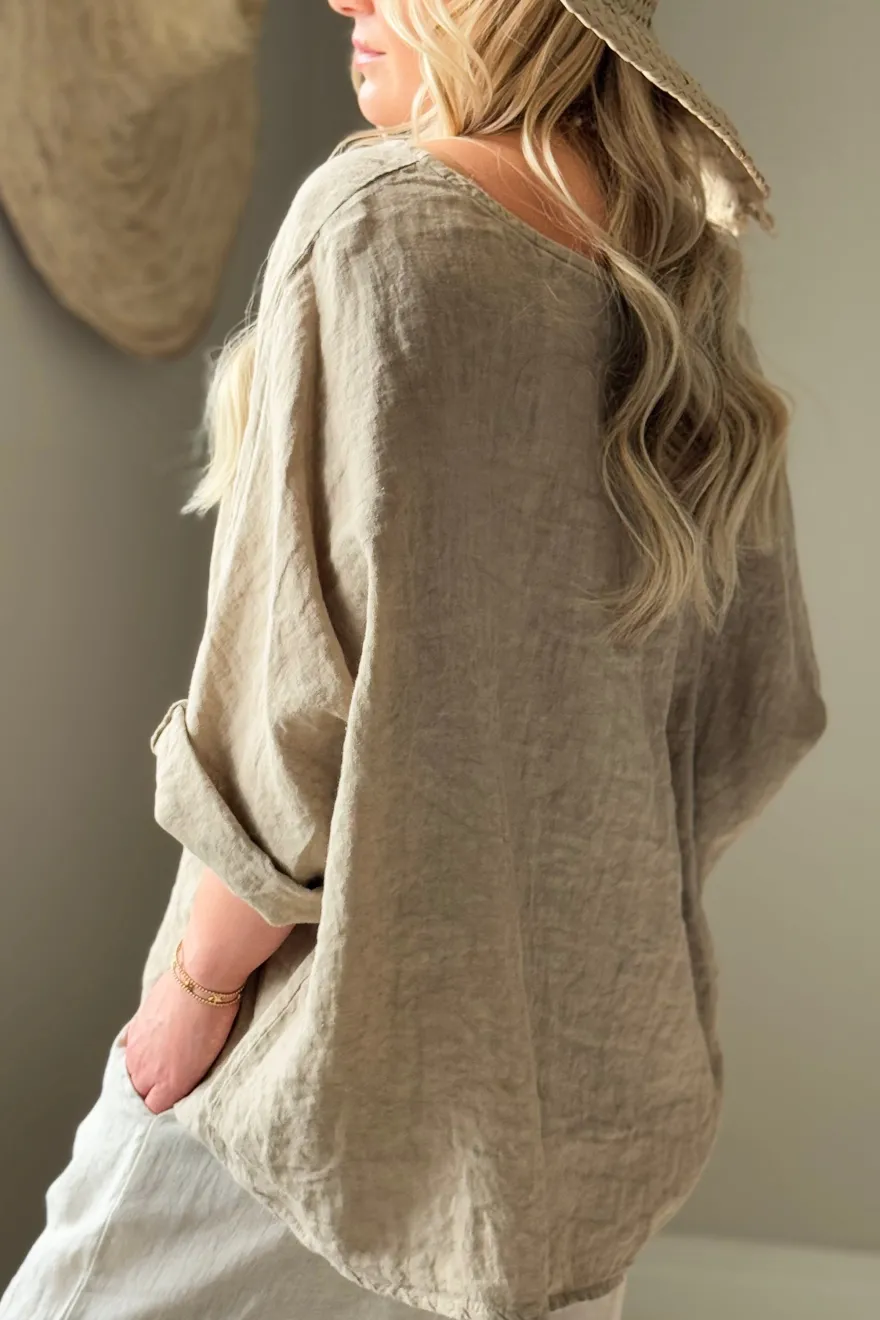 Edell pellavapaita, cashmere