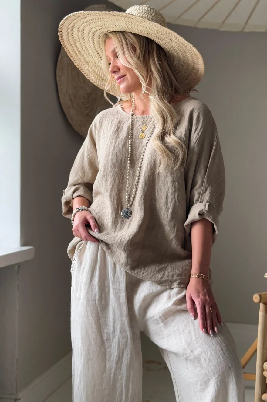 Edell pellavapaita, cashmere